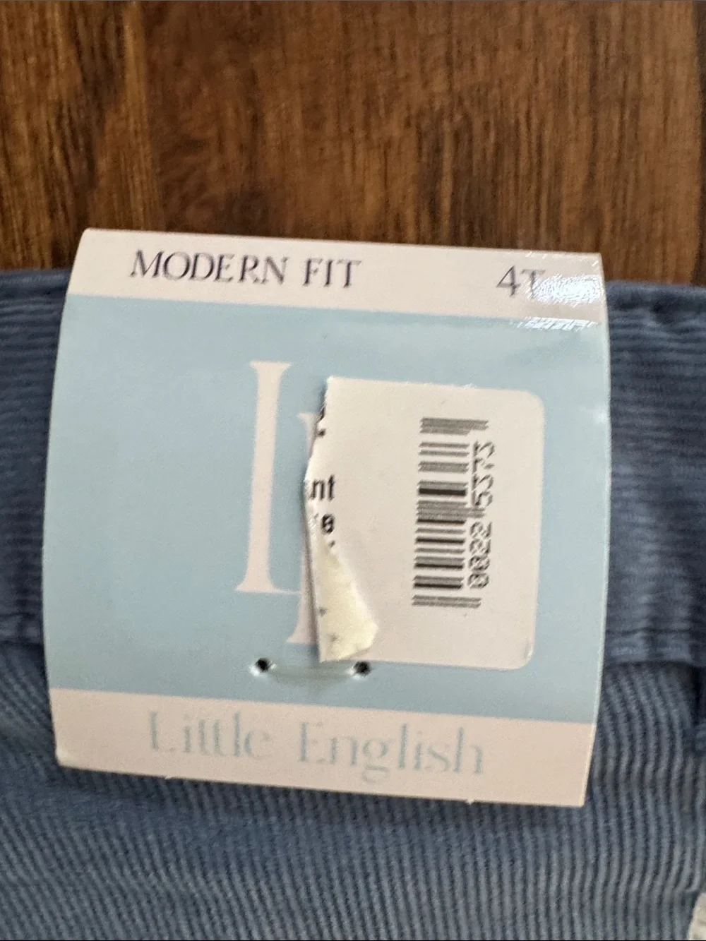 Little English Pull On Pants - Stormy Blue Corduroy New With Tags
